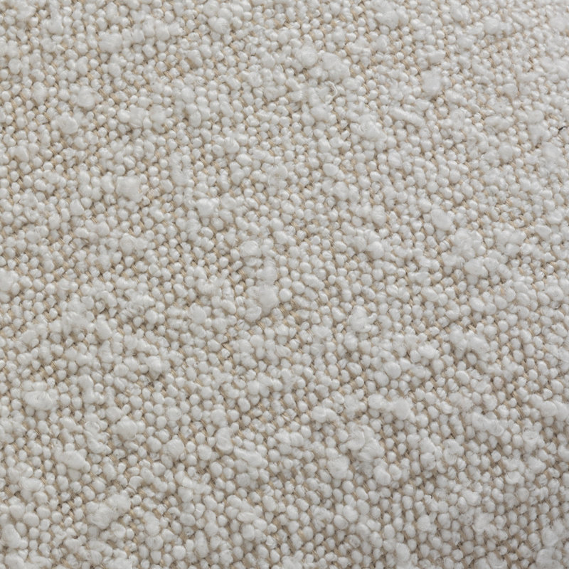 Chaise rembourrée Darrin, Bouclé blanc