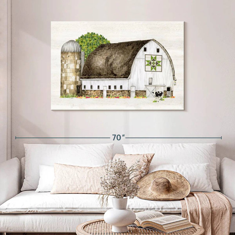 Courtepointe Lilie Spring and Summer Barn IV, H 30 po x l 45 po