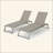 Versatile Aluminum Chaise Lounge Set For Outdoor Relaxation And Enjoyment, 2Pcs-1394279430-1394279431