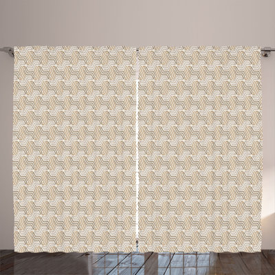 Semi Sheer Curtain Pair