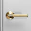 Poignée de porte / conventionnelle / intimité / croix-105355308