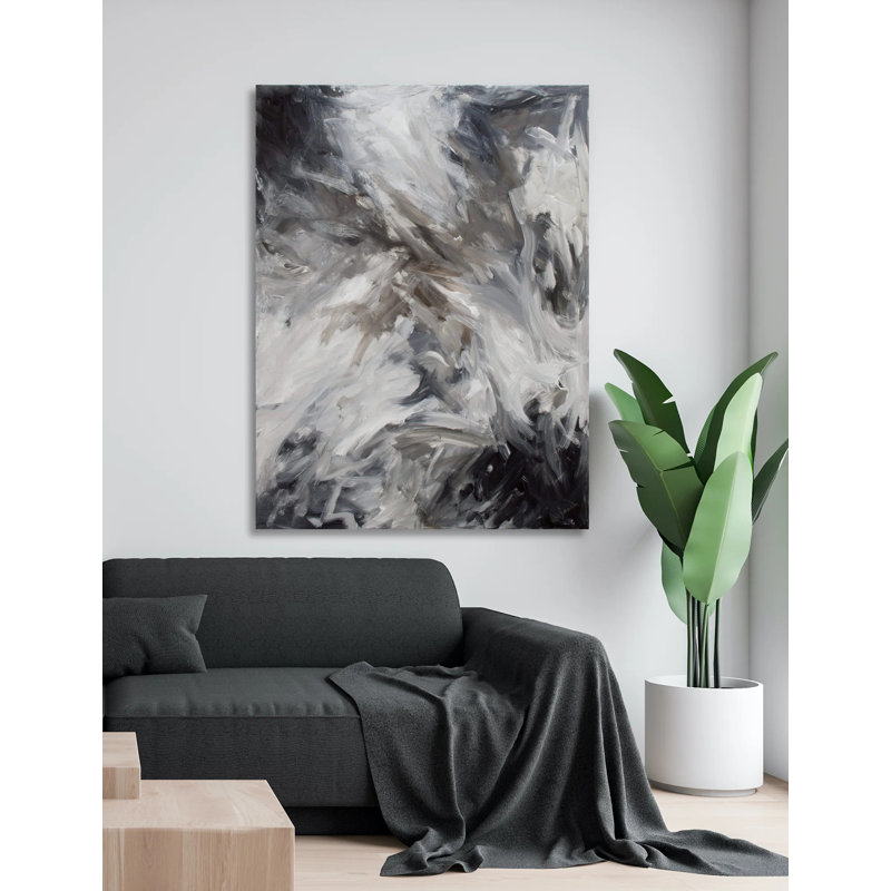 «In The Flow», reproduction d'art sur toile, Toile encadrée noire, H 24 po x l 20 po x P 1,75 po