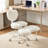 Meditation Chair Plus, Teddy Fleece Double-Layer Padding Cross Legged Rolling Chair For ADHD, Criss Cross Desk Chair With Lumbar Support, Adjustable Stool, Flexible For Fidgety Sitters