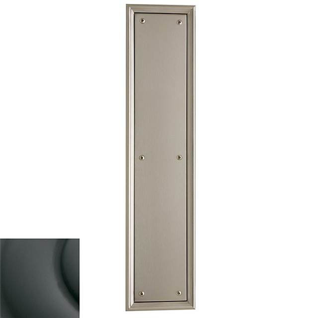 Baldwin Oil Rubbed Bronze 15" Push Plate with Mounting Hardware