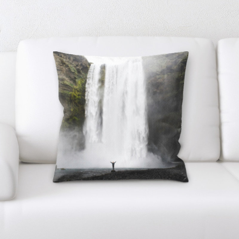 Microsuede Throw Pillow