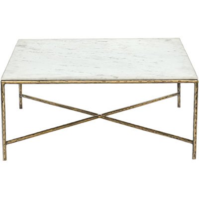 Valen Marble And Iron Coffee Table
