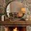 Miroir mural rond 30 po Leslie-975354093