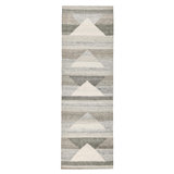 Canyon Geometric Shapes Area Rug in Gray