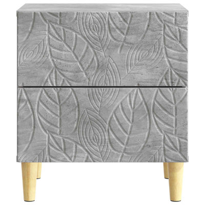 43cm W Composite Bedside Table