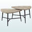 Ensemble de 2 tables d'appoint Theron