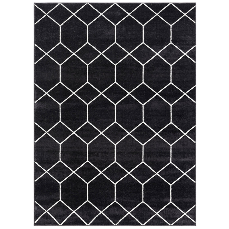 Tapis tissé rétro pour le salon