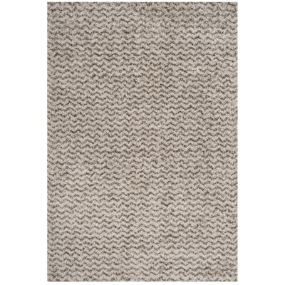 Adessa Shag Performance Chevron Rug