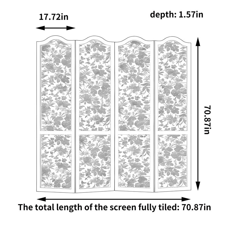 Minimalist Modern Wooden Screen