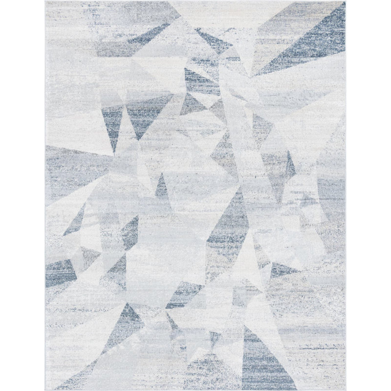 Geometric Indoor Rug, Rectangle 9' x 12'2"