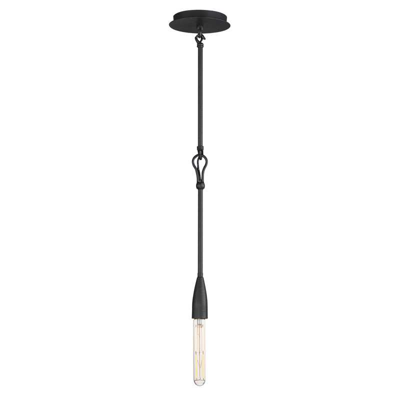 Luminaire suspendu anthracite 1 lumière Demetress