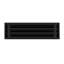 Buildmart - Couvercle d'évent moderne noir 20 x 6 - Diffuseur à fente linéaire standard - Grille de registre