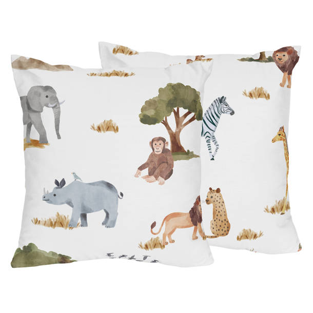 Sweet Jojo Designs Jungle Animals Fitted Crib Sheet By Sweet Jojo ...