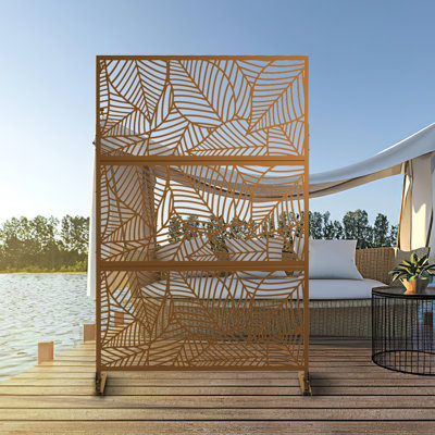 6 ft. H x 4 ft. W Metal Privacy Screen by MAYEERTY