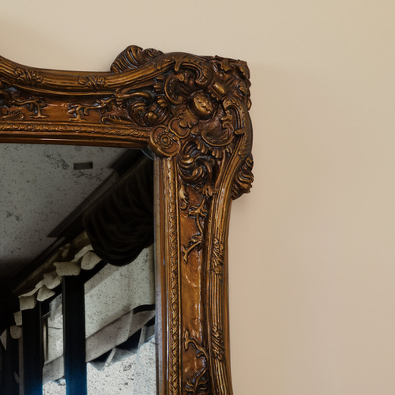 Rectangle Floor Mirror, Bronze