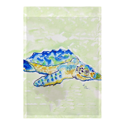Loggerhead Double Sided Polyester Animal Garden Flag
