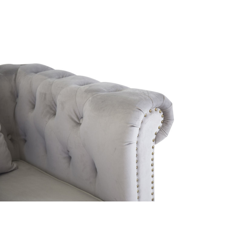 Idalia Upholstered Armchair, Grey