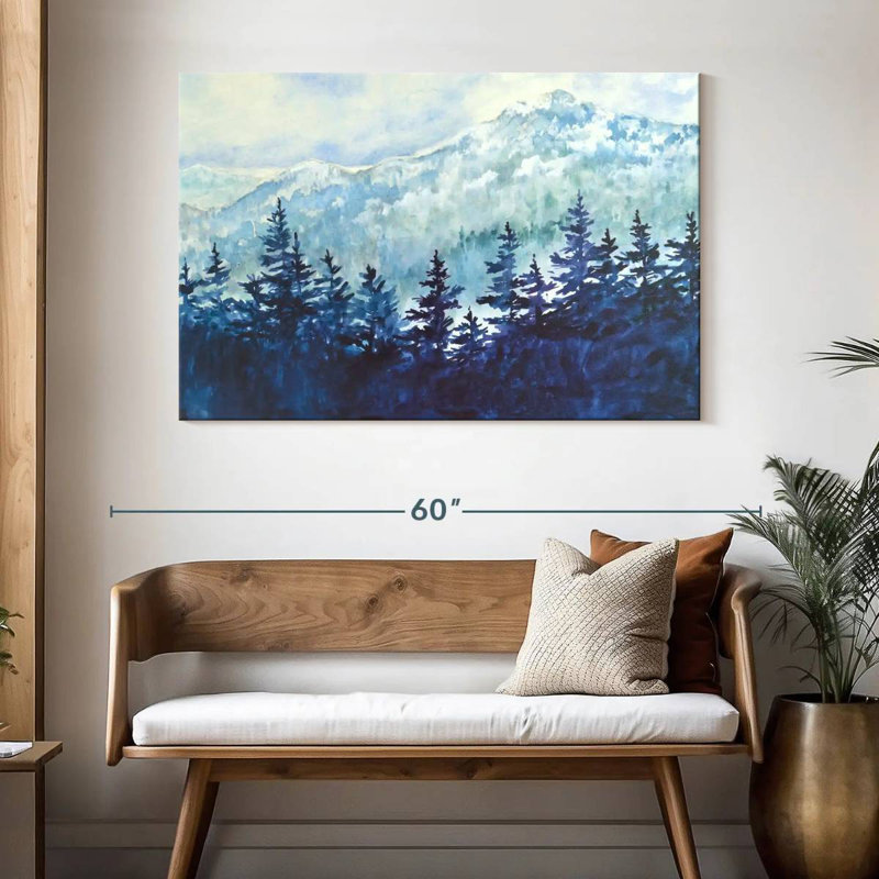 Snowy Mountain View, 32" H x 48" W