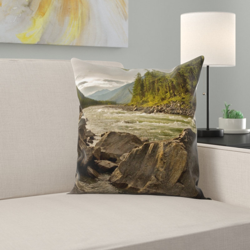 Coussin en jeté creek