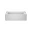 SIGNATURE® Low-Profile AFR 18" 6032 Skirted Whirlpool with Heater RH White-1927857077-1927857076