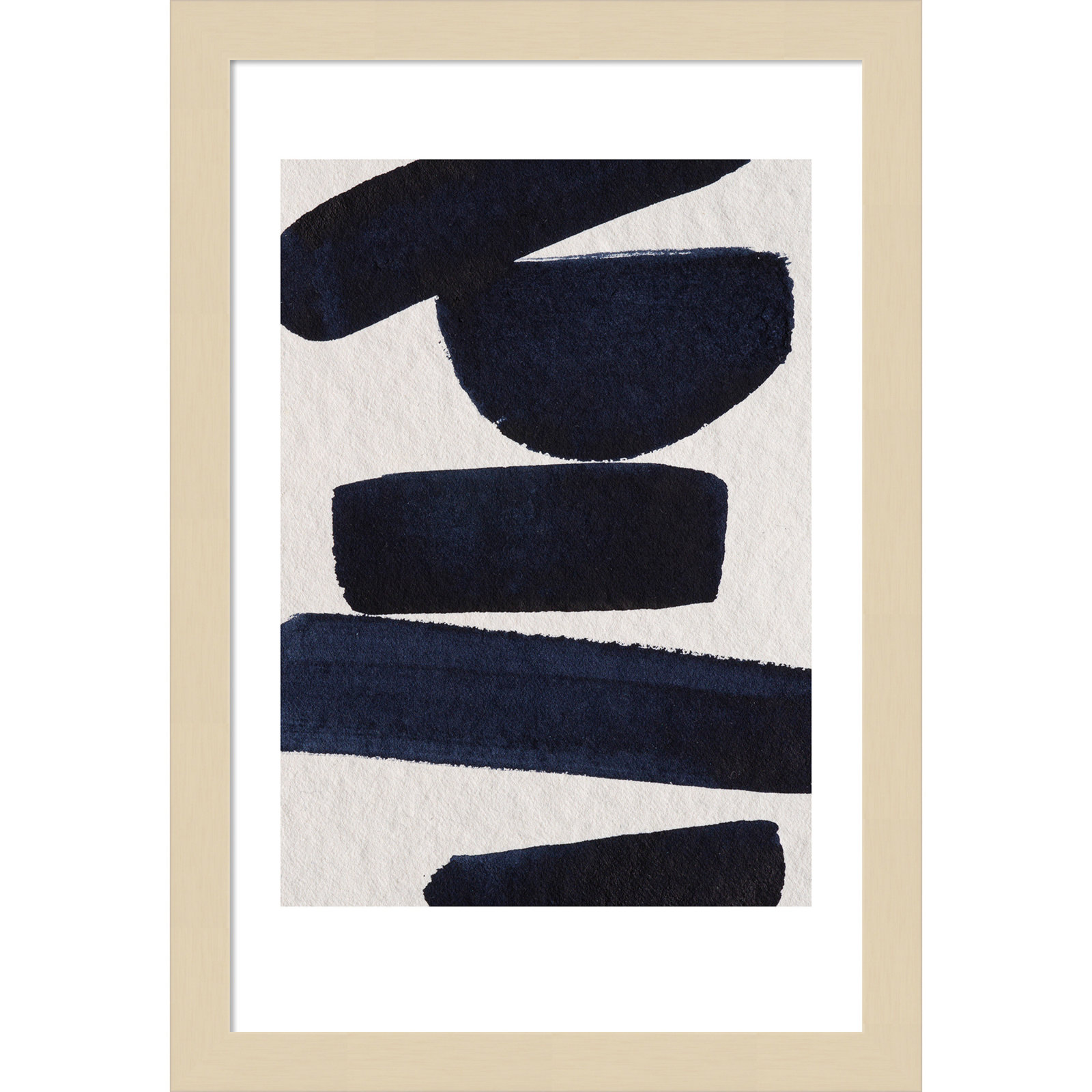 Japandi 5 by Simon West, Brown, 16.4" H x 11.25" W x 0.88" D