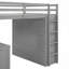 Lit mezzanine avec tiroirs, bureau et garde-robe