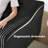 Modern Corduroy 2-Seater Compression  Sofa, Comfortable Upholstered Loveseat for Living Room Black Left Seat-1586288785