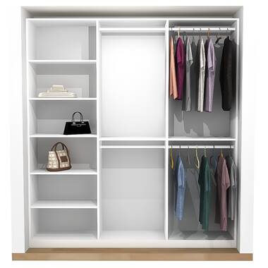 Merissa 47 W Freestanding Closet System Latitude Run Finish: Vintage