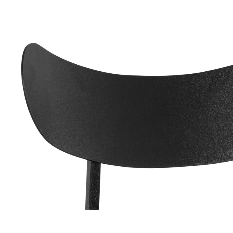 Talaat Upholstered Stool, Bar Stool (30" Seat Height), Faux Leather-Black