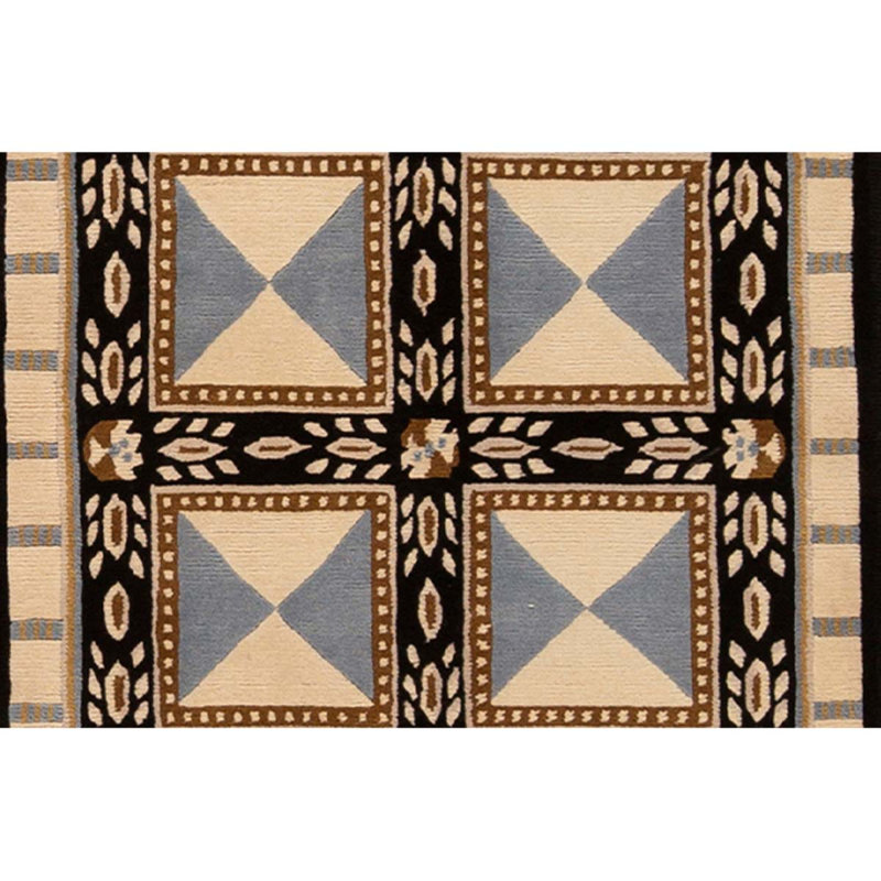 Handmade Cotton and Wool Oriental Area Rug