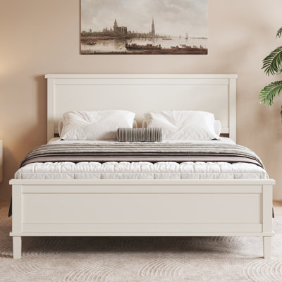 Bed Frame Platform with Headboard