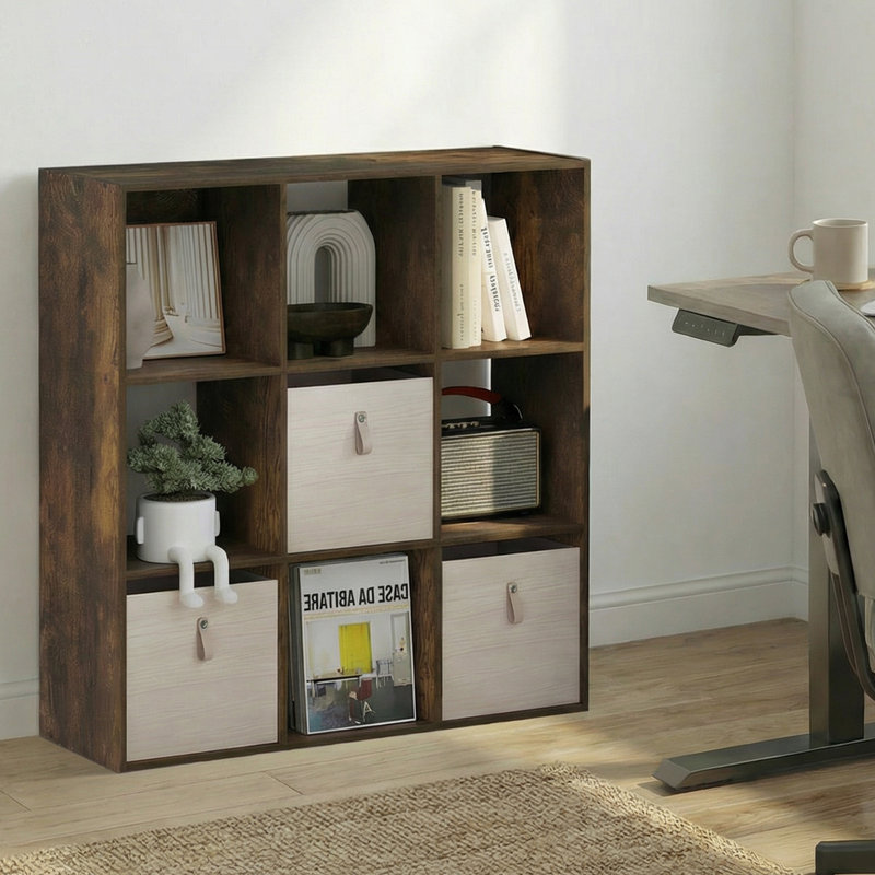 90.93cm W Manufactured Wood Shelving Unit