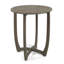 Table d'appoint d'extérieur ronde en bois d'acacia-130481183