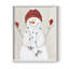 Festive Snowman III, reproduction encadrée - bois massif-923069230-923069270