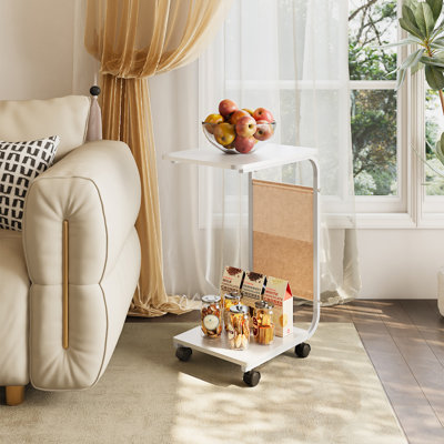 Tray Top Wheel End Table