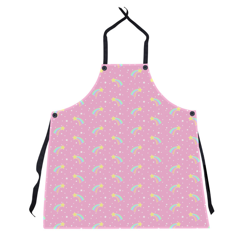 Tablier de motif à étoiles à tir, Rose