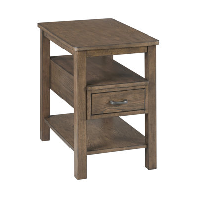 Rectangular Drawer End Table-deep