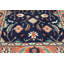 Tapis unique bleu 6,0 x 8,10 Shellcove