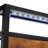 Hubele Metal Platform Bed with USB LINER and LED Lights-2045067293