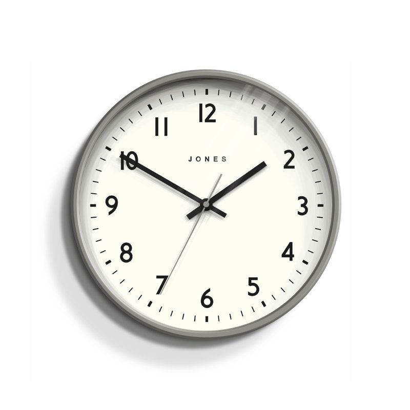 Acrylic Wall Clock, Grey