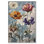 Art floral rétro sur toile Hued Blossom II par Art Remedy