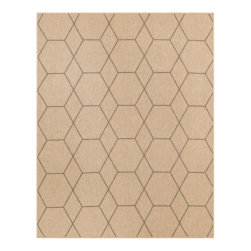 Geometric Indoor Rug, Rectangle 7'10" x 10'