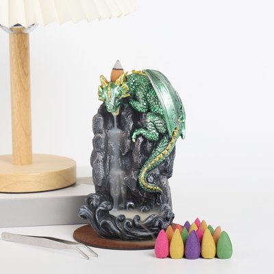Dragon Backflow Incense Holder Waterfall Incense Burner