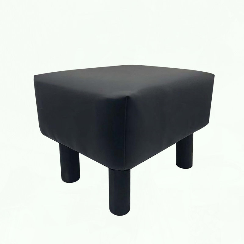 Ensemble de 2 tabourets contemporains avec revêtement en similicuir