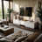 Melvene 3-Drawers Extendable Media Console -1906795037