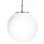 Advika 1 - Light Satin Silver Sphere Pendant-10973548